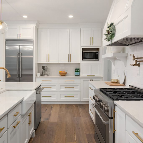 Kitchen cabinets, vanities, and countertops that can be financed